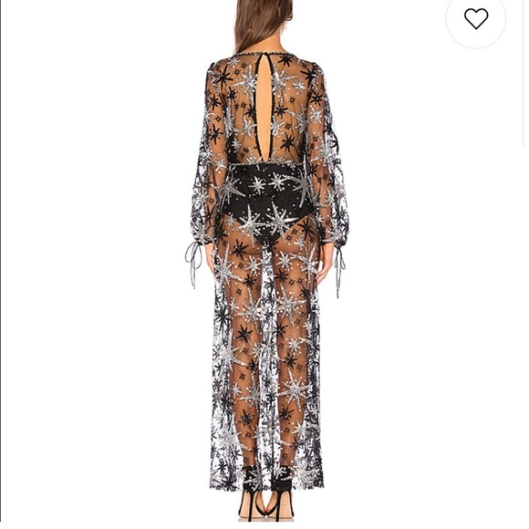 NWOT For Love & Lemons Stardust maxi dress - Picture 4 of 14